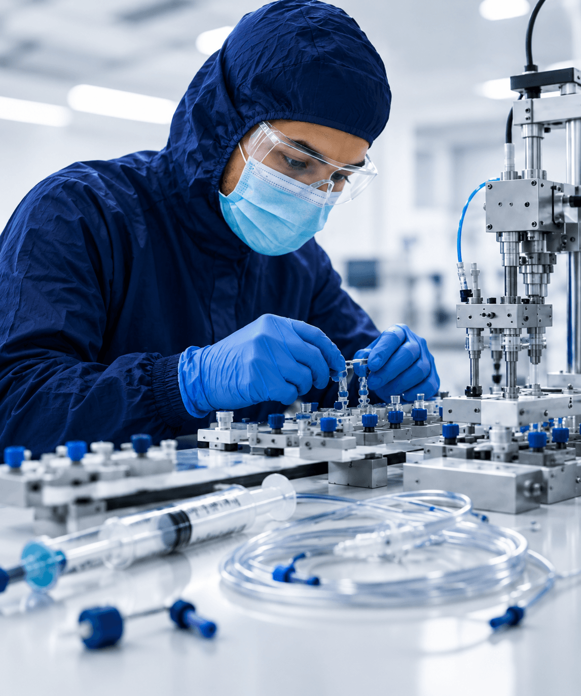 Mecca Healthcare cleanroom medical device manufacturing facility