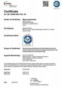 TUV Certificate